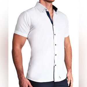 State & Liberty "The Hampton" White with Navy Accents